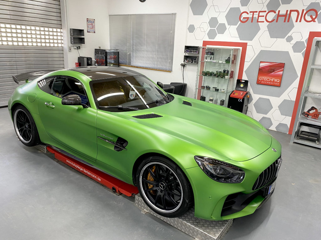 Mercedes GTR Mattlack mit Keramik Beschichtung 